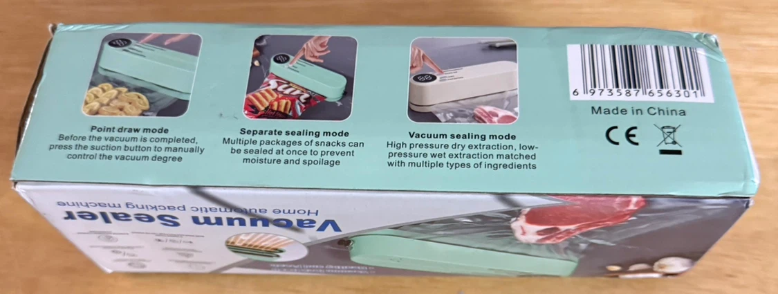 SJT-818 Automatic Vacuum Sealer Machine - Green - photo 2