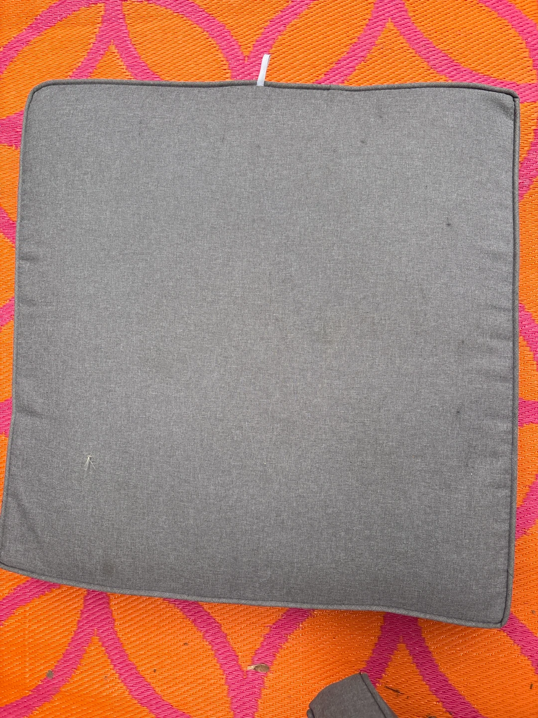 Set of grey outdoor seat cushions - photo 5