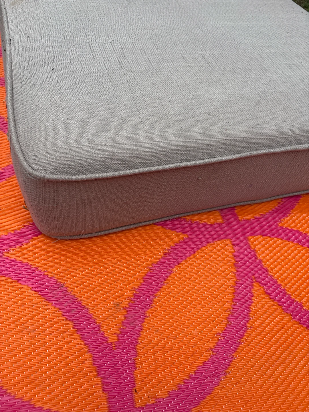 5 Beige Outdoor Chair Cushion - photo 2