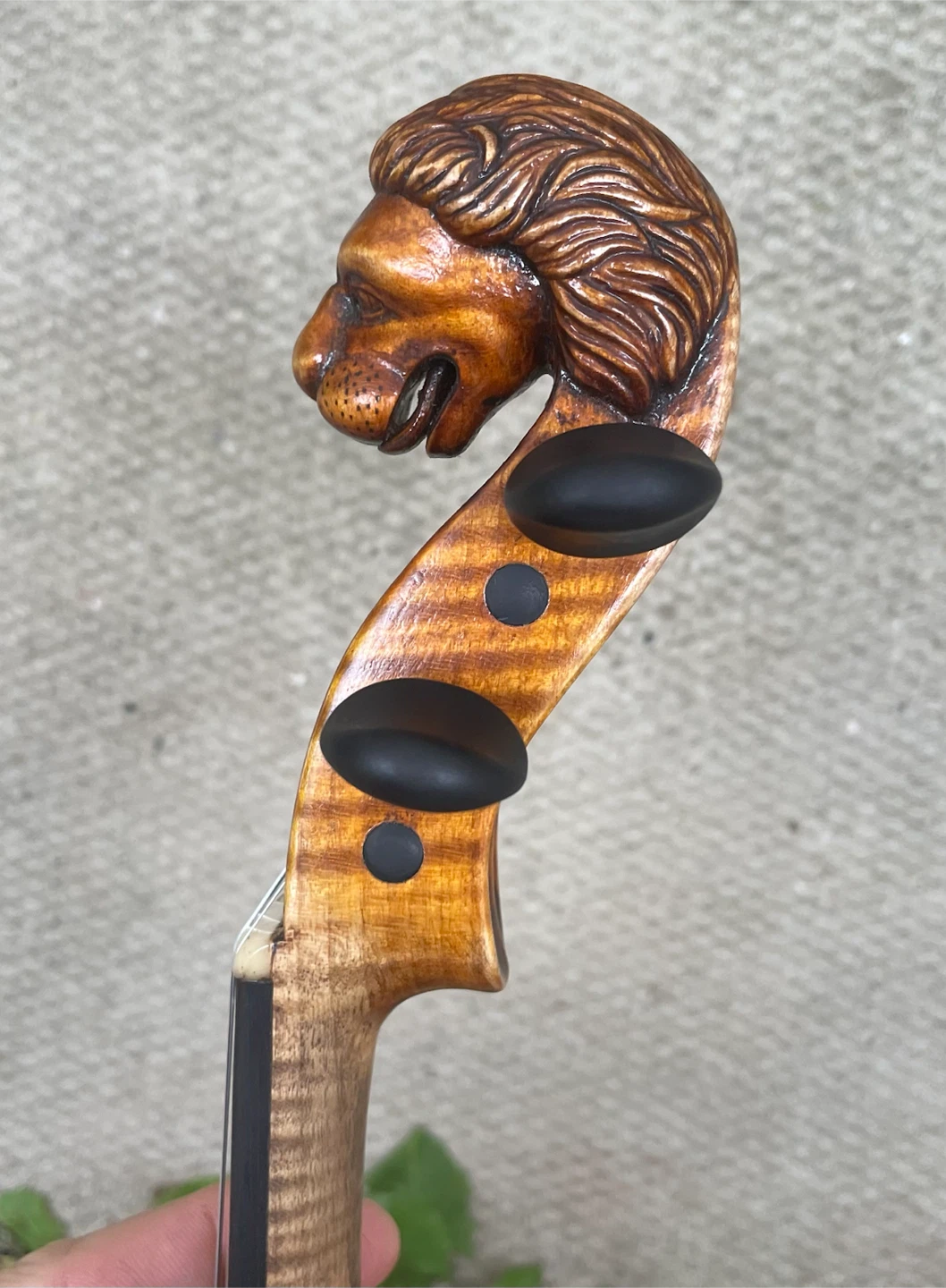 Gliga Maestro Lion Head Violin - photo 4