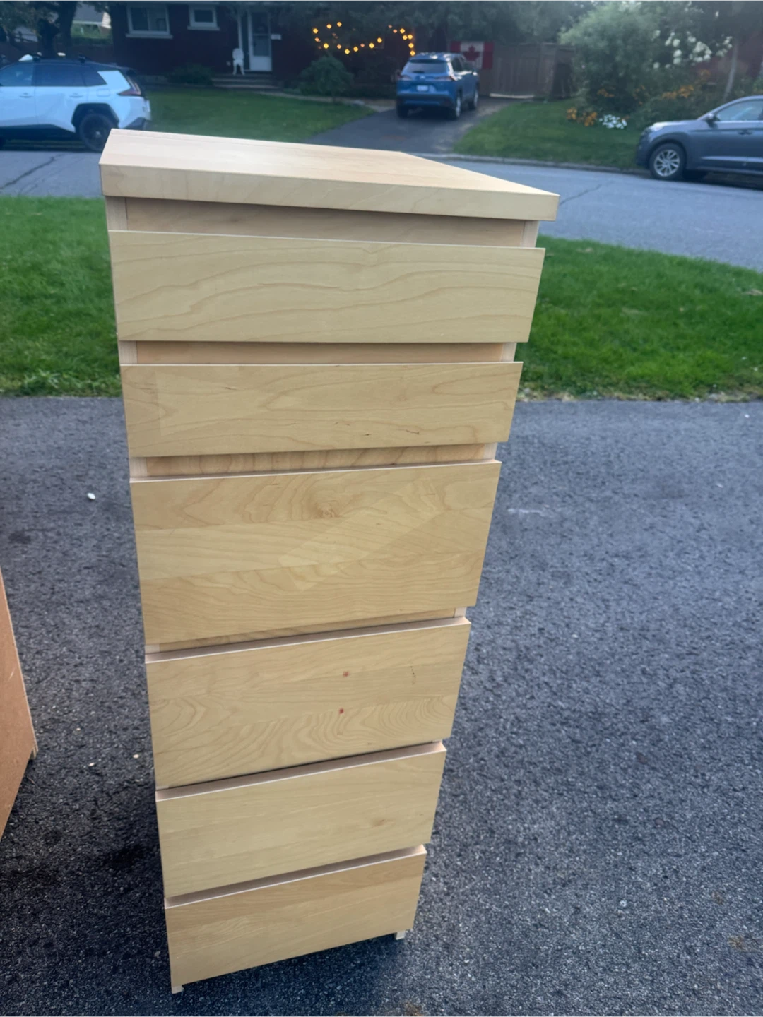 Ikea Light Wood Jewellery Cabinet with Flip-Top Mirror - photo 4