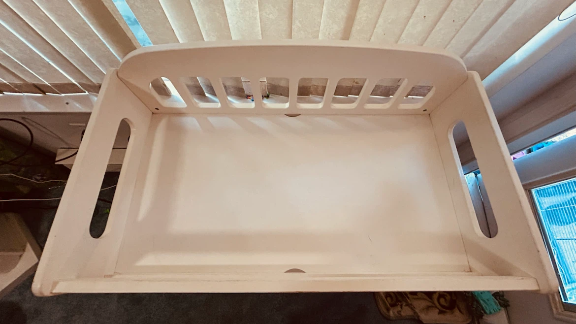 White Wooden Baby Changing Table - photo 2