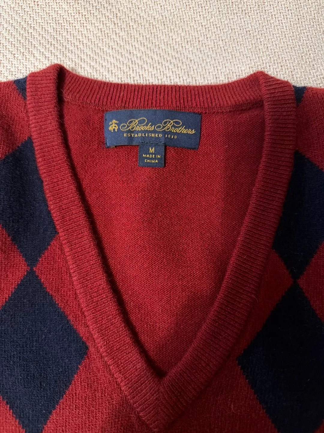 Brooks Brothers Argyle Sweater Vest - photo 2