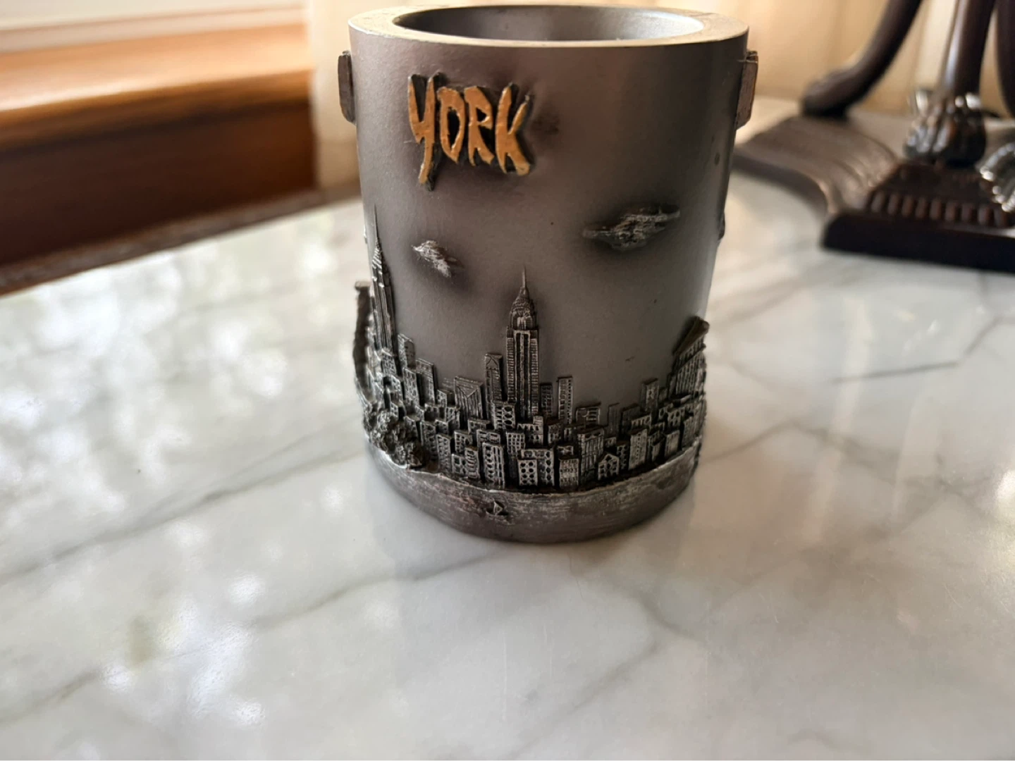 New York City Skyline Pen Holder