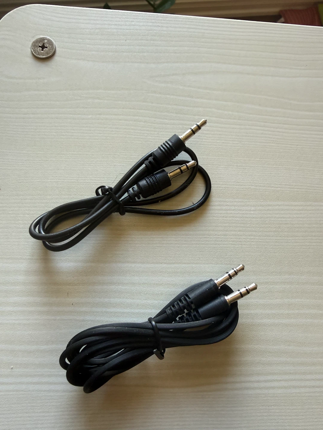 2 AUX Cables (3.5mm) — $4 (Pickup Only) - photo 2