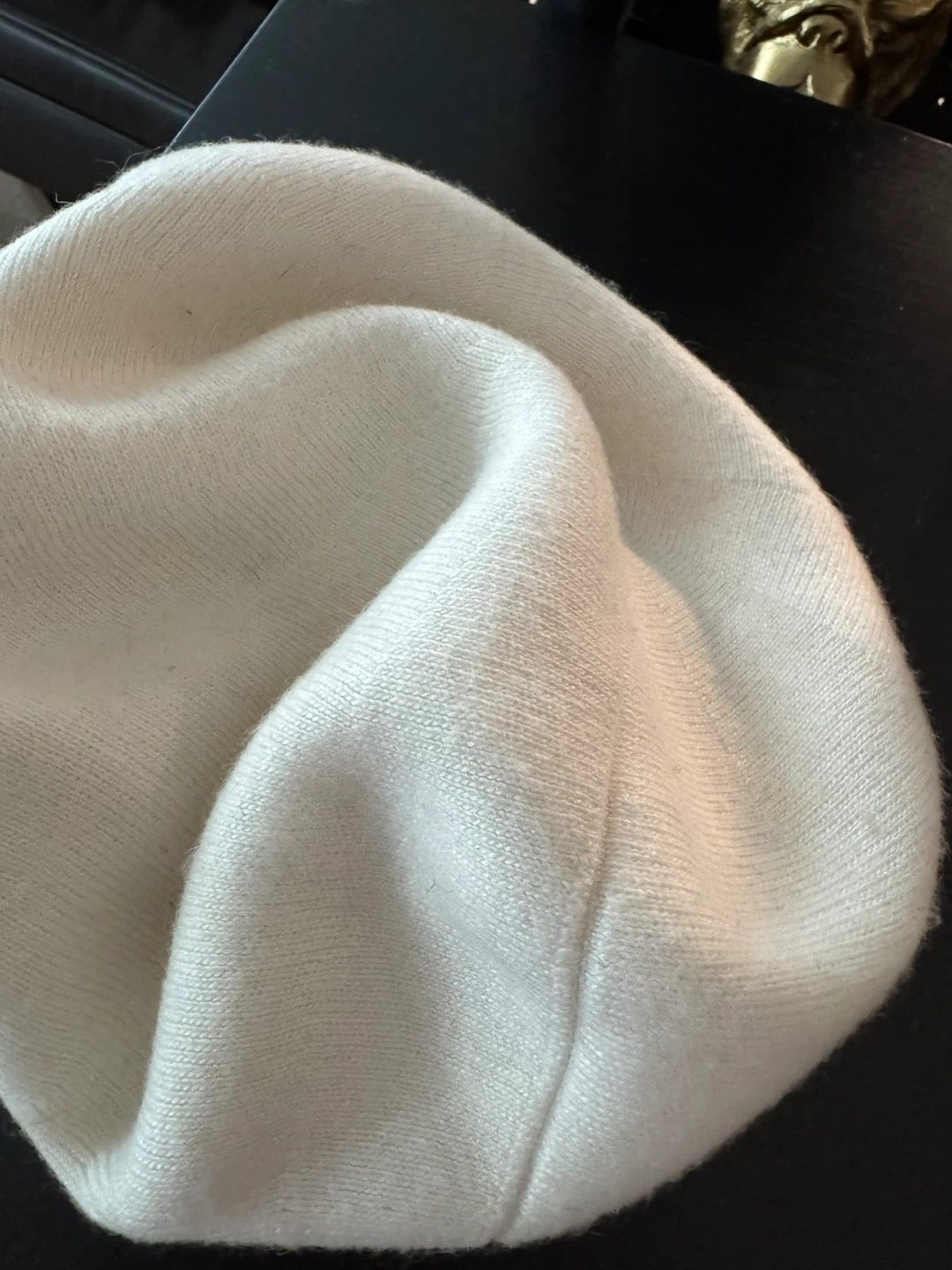 White Knit Beret - photo 5