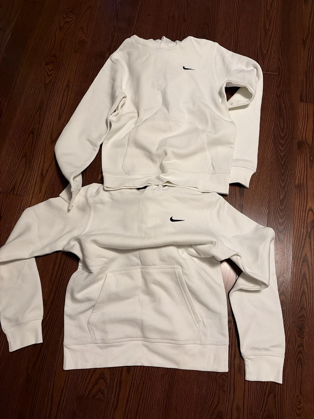 Two Nike Men's Hoodies, Size Small and Medium