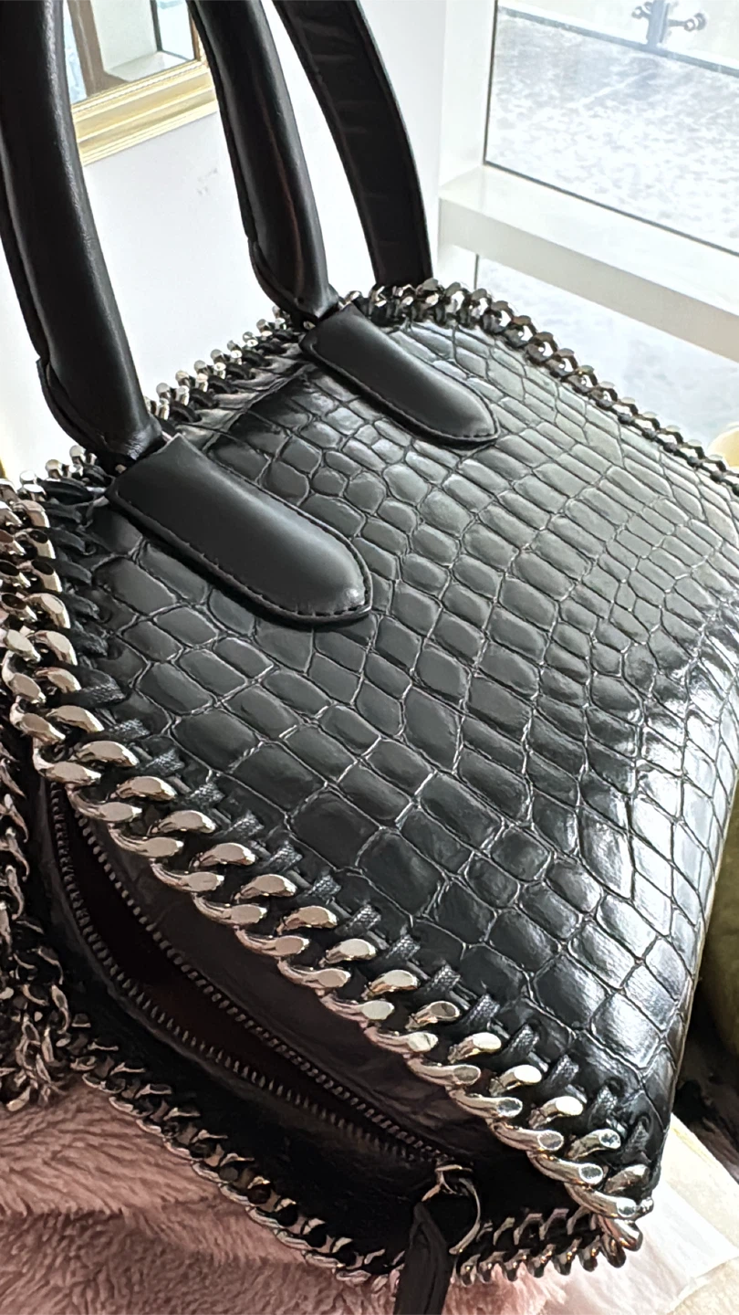 Authentic Stella McCartney Falabella Croc-Effect Handbag