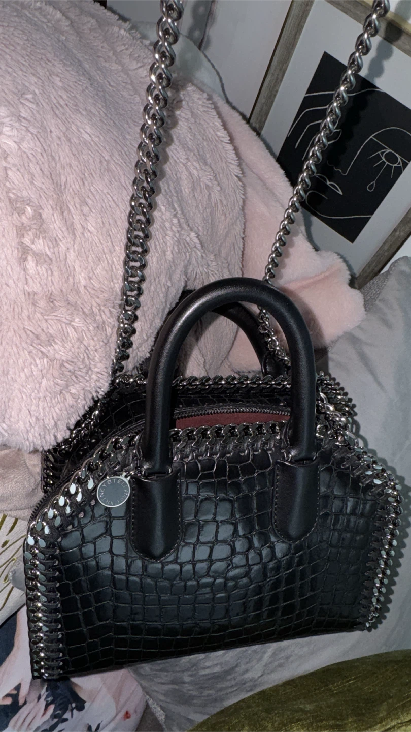 Authentic Stella McCartney Falabella Croc-Effect Handbag - photo 2