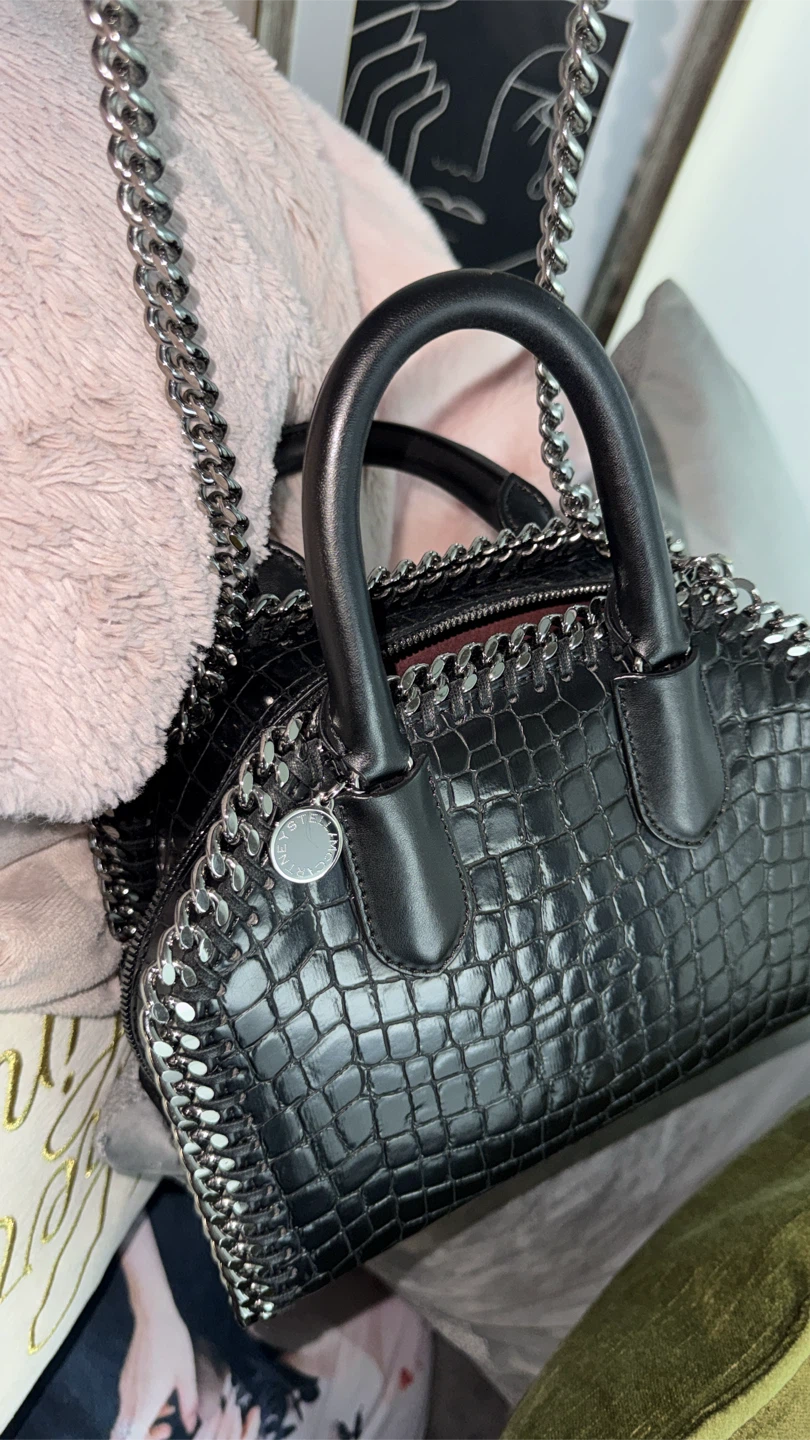 Authentic Stella McCartney Falabella Croc-Effect Handbag - photo 3