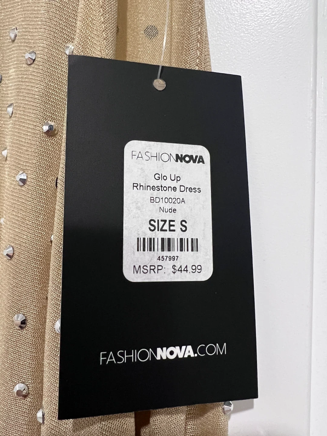 Fashion Nova Glo Up Rhinestone Dress - photo 2