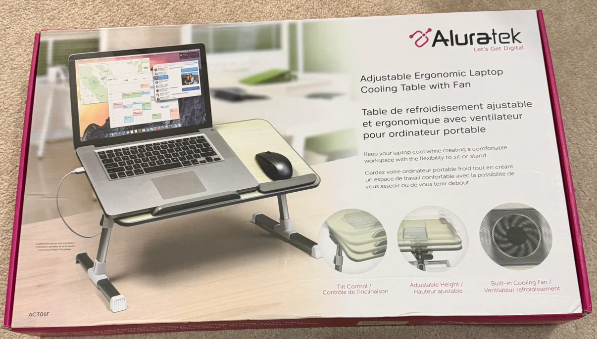 Cooling laptop table - BRAND NEW