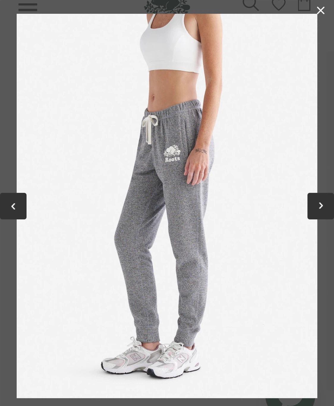 Roots Grey Sweatpants