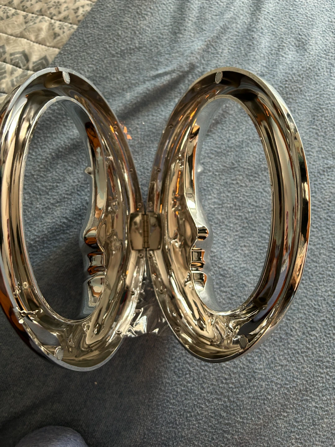 Chrome Moon clutch purse - photo 3