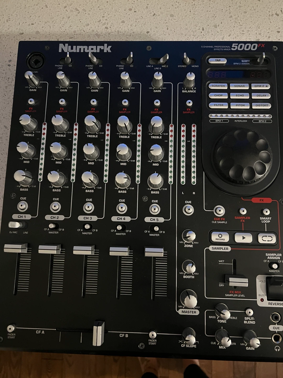 Numark 5000FX 5-Channel Professional Effects Mixer