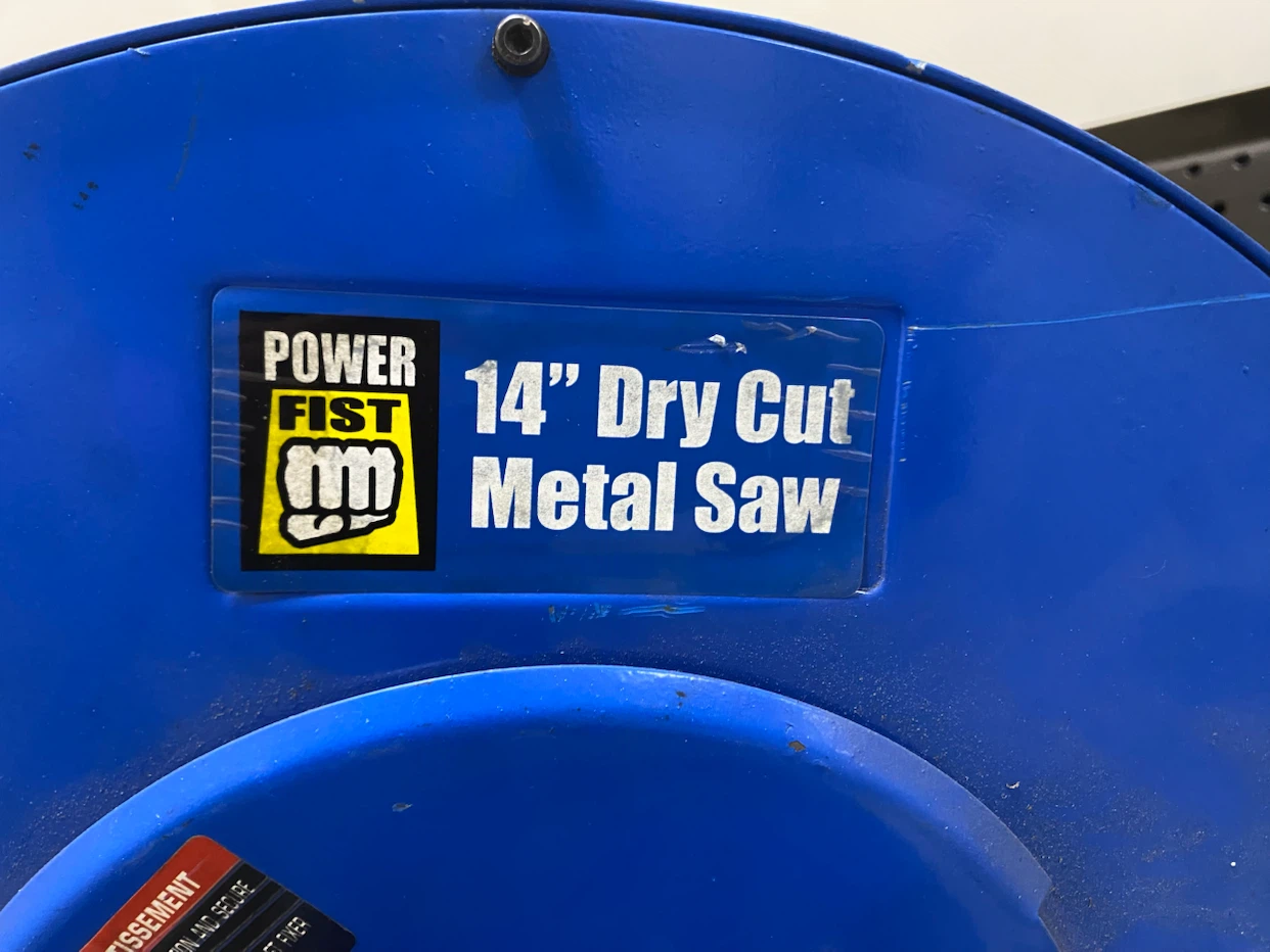 PowerFist 14" Dry Cut Metal Saw - photo 4