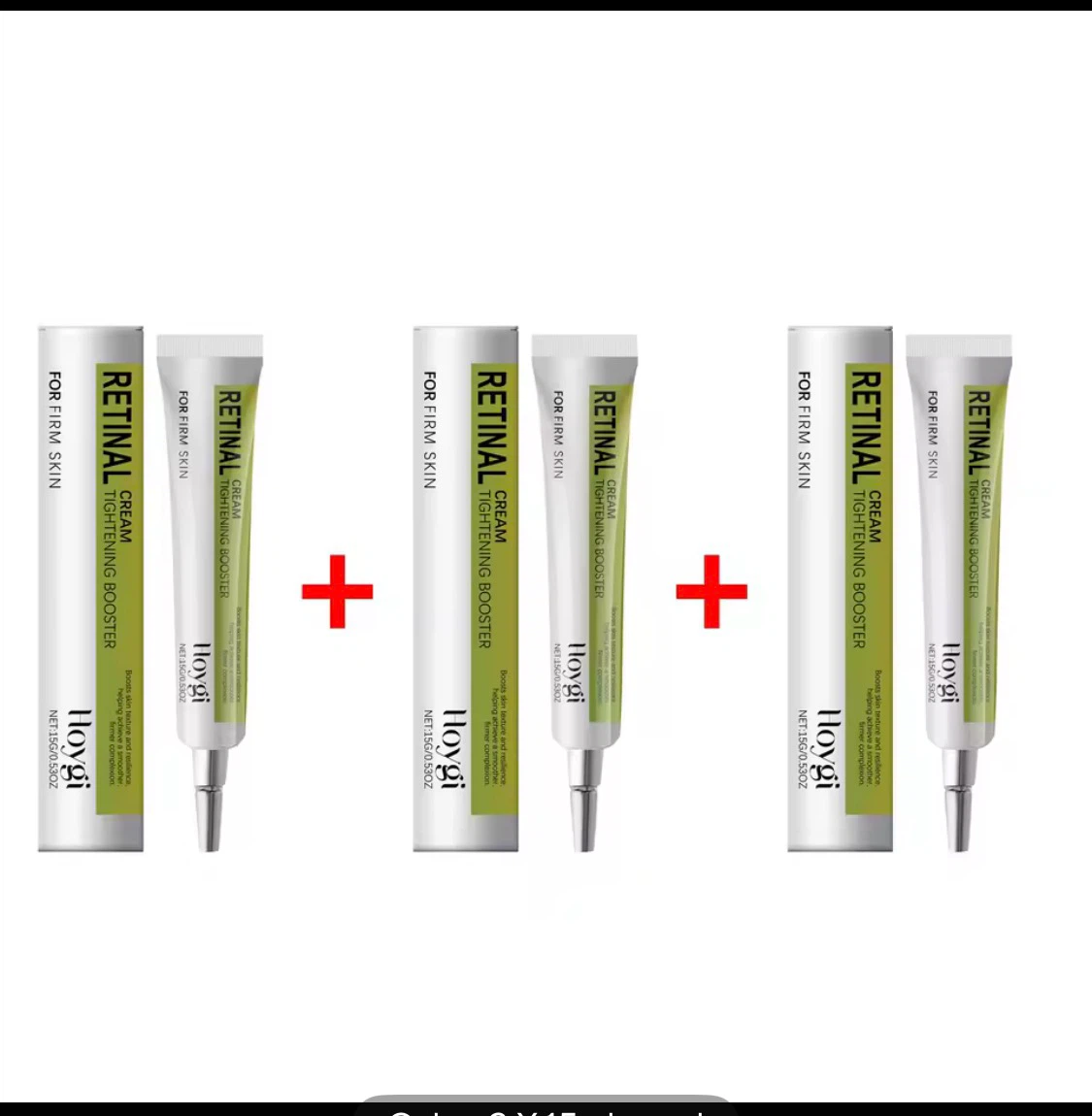 Hoygi Retinal Tightening Booster Cream 3 Pack - photo 4
