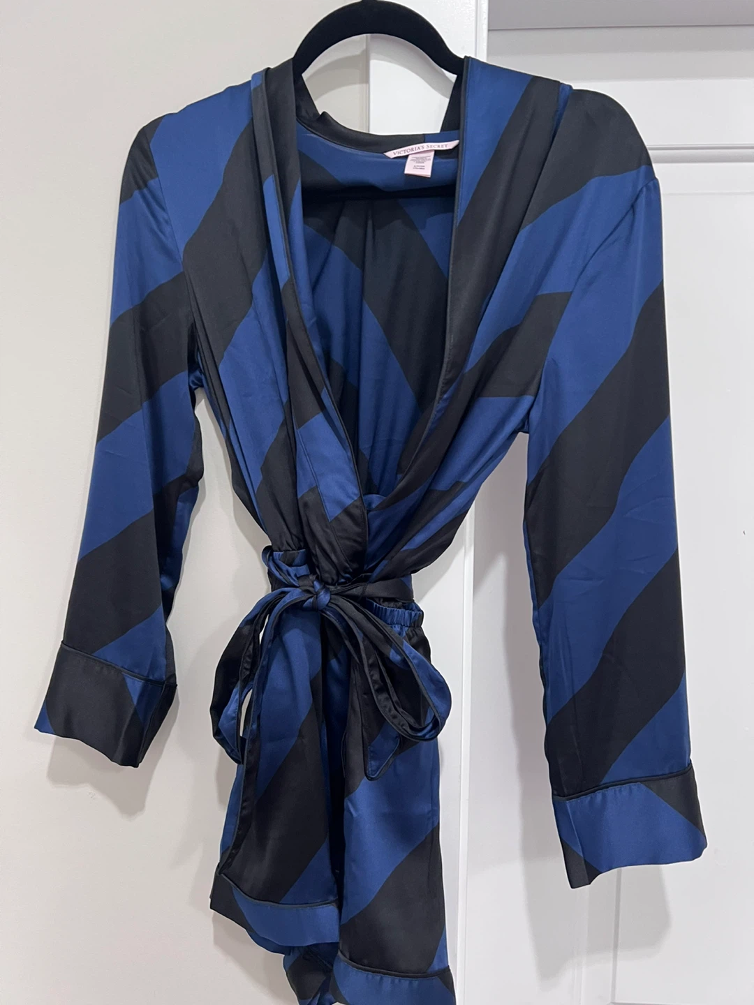 Victoria's Secret Striped Long Sleeve Romper