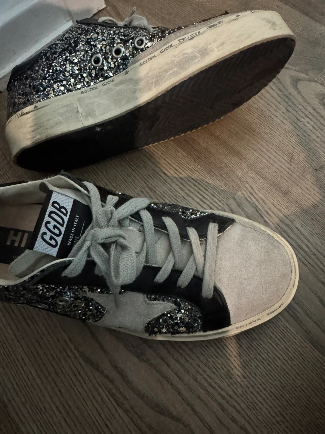 Golden Goose Deluxe Brand Glitter Sneakers