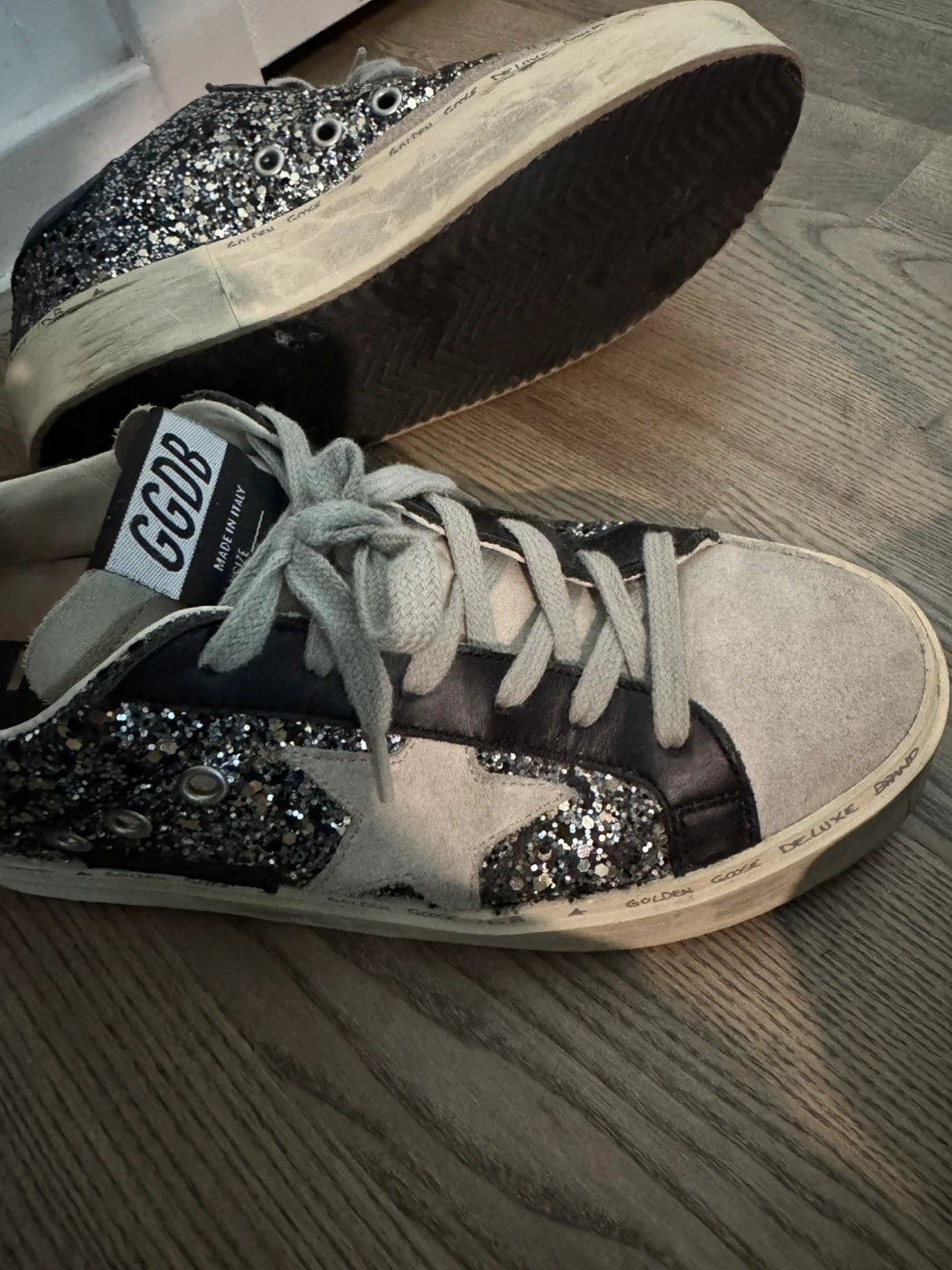 Golden Goose Deluxe Brand Glitter Sneakers - photo 2