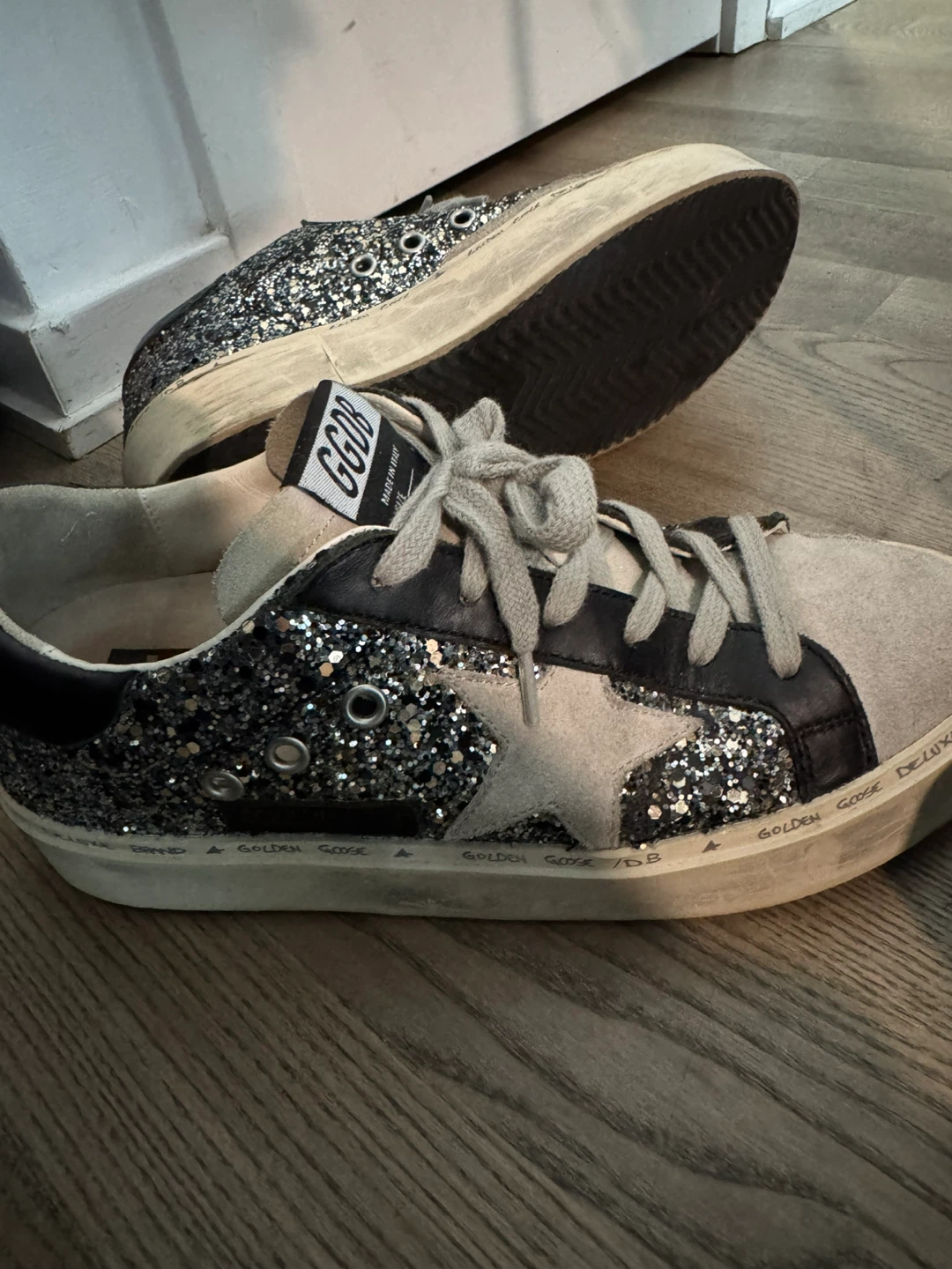Golden Goose Deluxe Brand Glitter Sneakers - photo 4