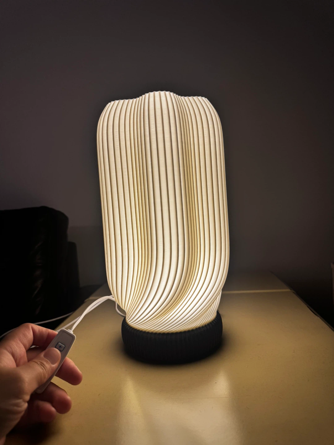 3D Printed Textured Table Lamp - photo 5