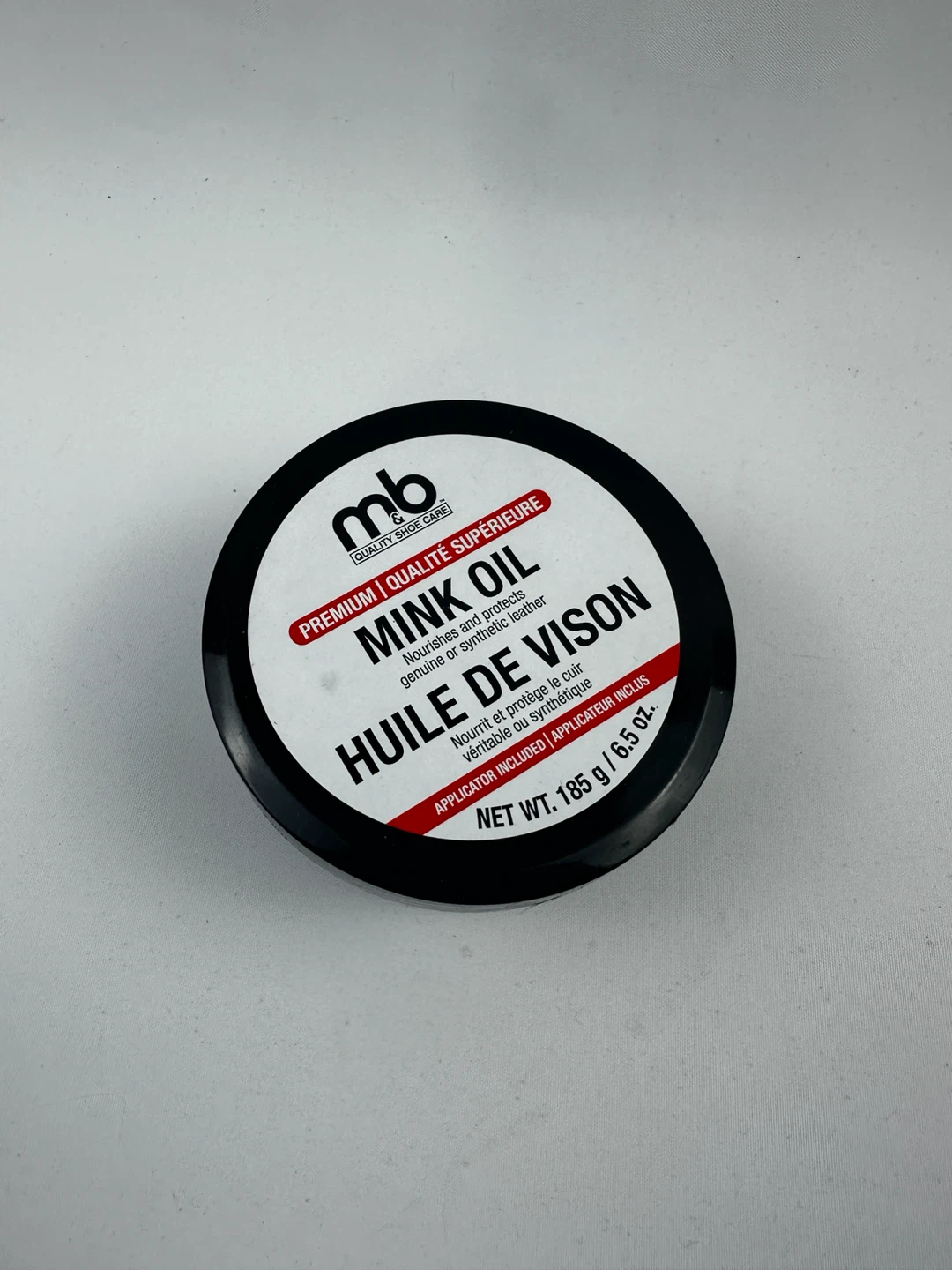 M&B Mink Oil Shoe Conditioner 185g