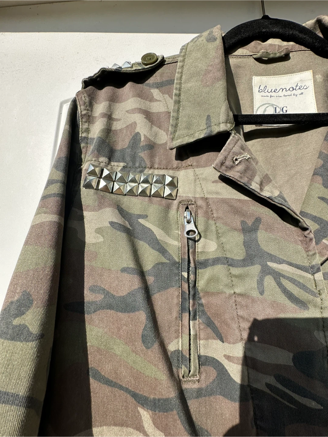 Bluenotes Camo Studded Jacket - photo 3