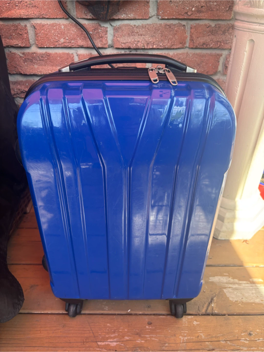 Brookstone Blue Carry-On Luggage