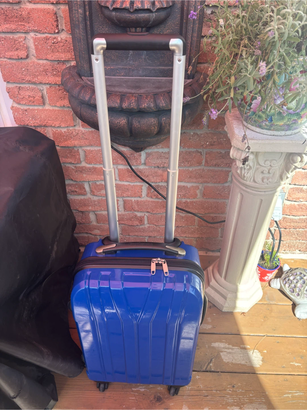 Brookstone Blue Carry-On Luggage - photo 3