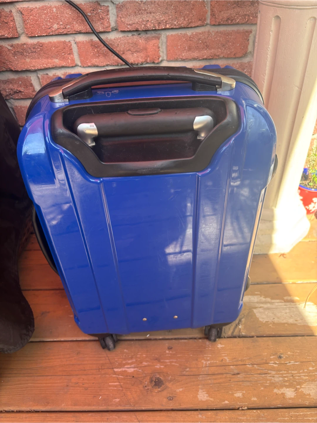 Brookstone Blue Carry-On Luggage - photo 5
