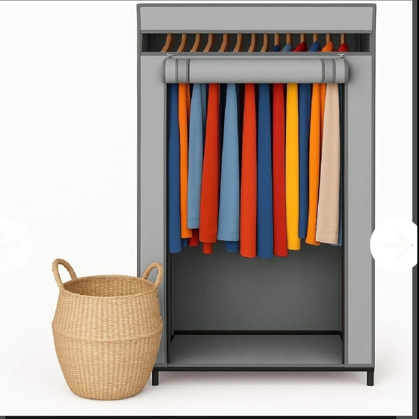 Portable Freestanding Fabric Wardrobe