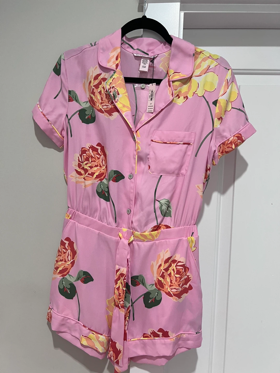 Victoria's Secret Floral Romper - Size Small