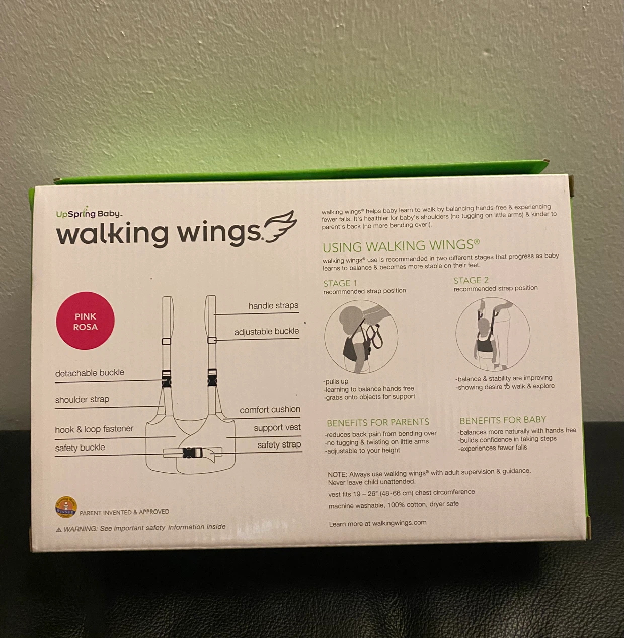 UpSpring Baby Walking Wings Pink - photo 2