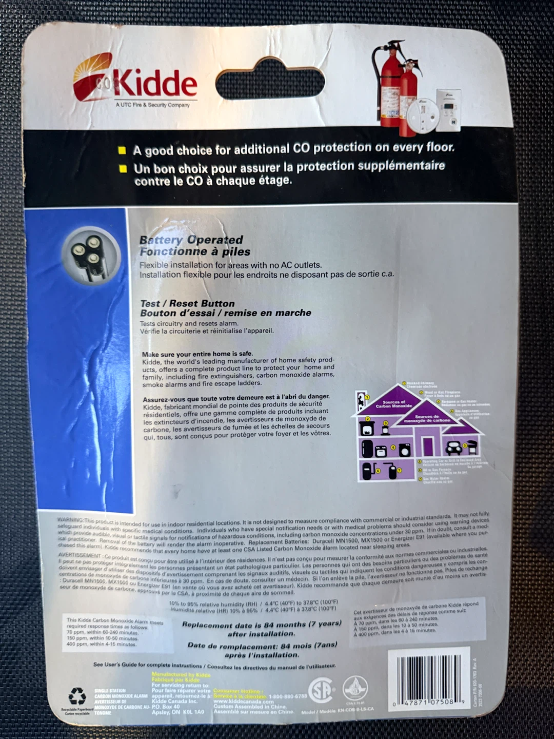 Kidde NightHawk Carbon Monoxide Alarm - photo 2