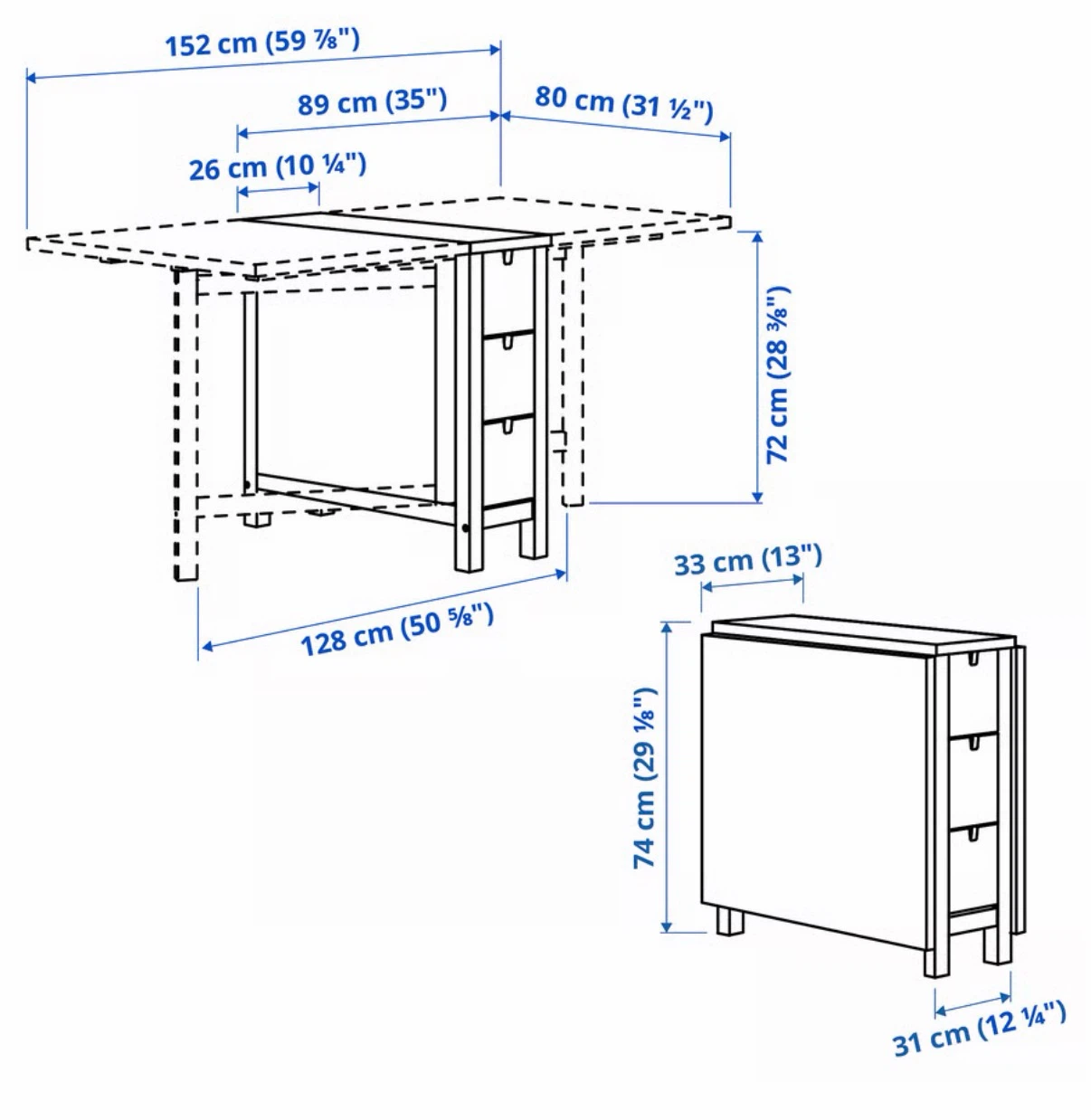 IKEA Norden Gateleg Table - photo 4