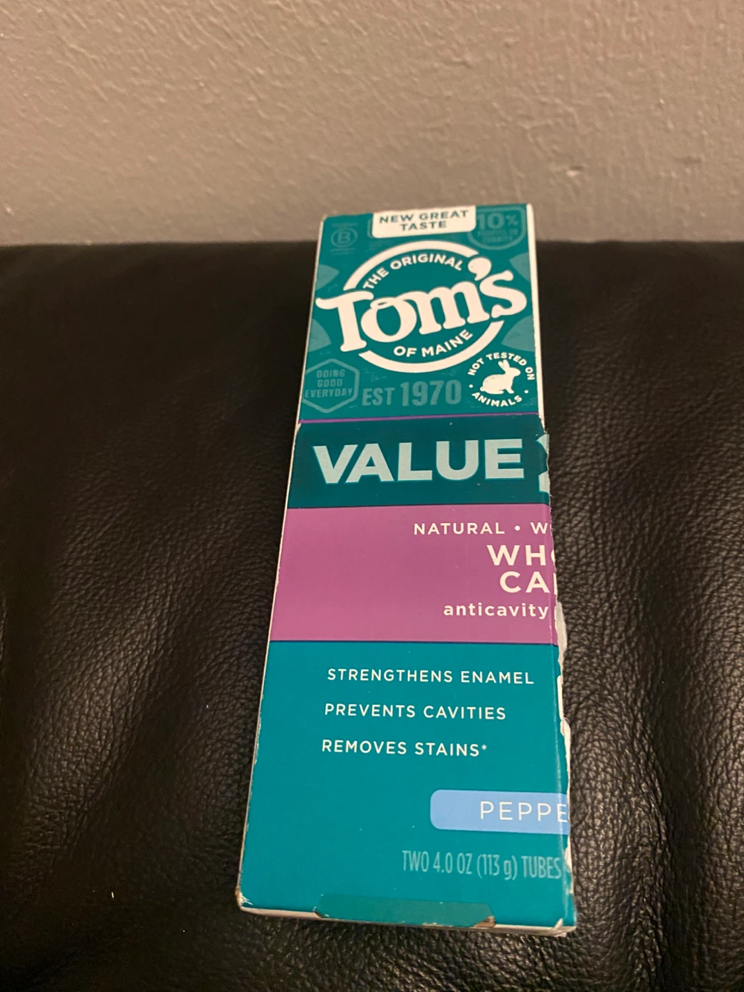 Tom's of Maine Whole Care Peppermint Toothpaste
