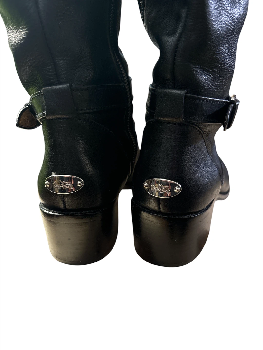 Knee high leather boots - photo 4