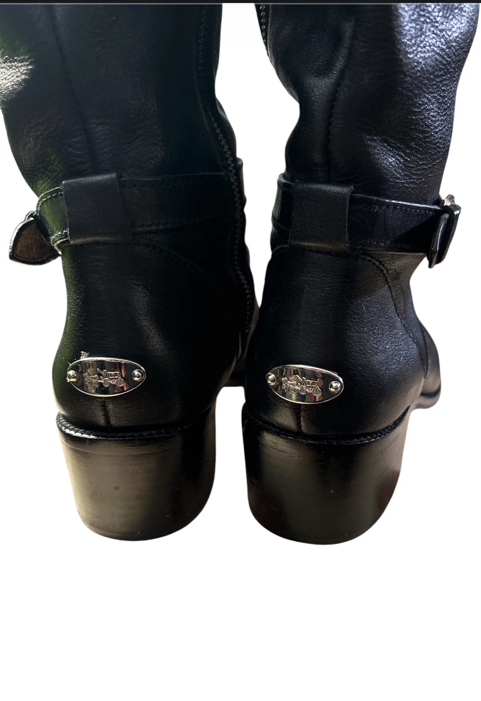 Knee high leather boots - photo 5