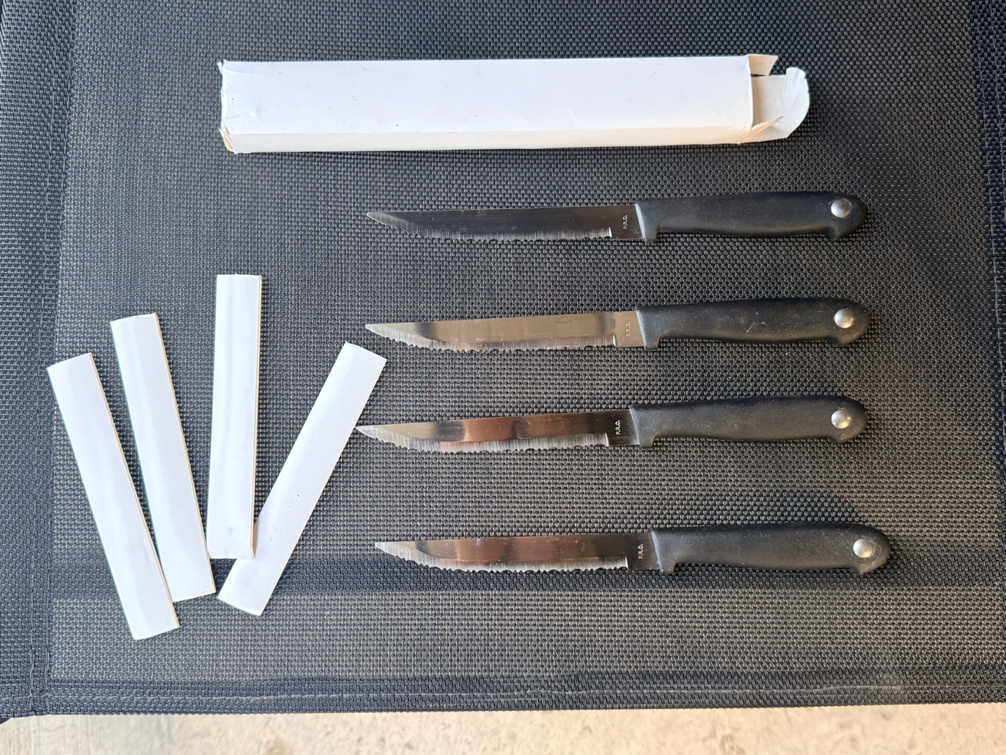 Brand New: Set of 4 P.R.C. Serrated Steak Knives