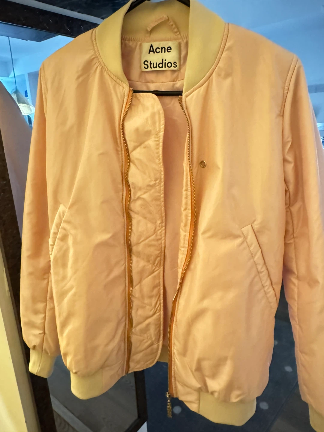 XS Acne Studios Pink Bomber Jacket