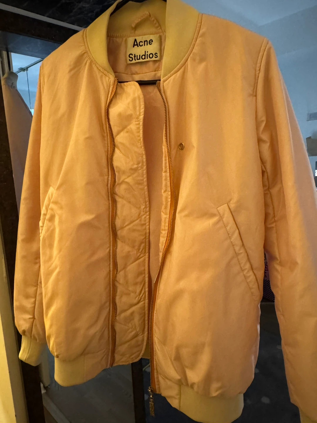 XS Acne Studios Pink Bomber Jacket - photo 3