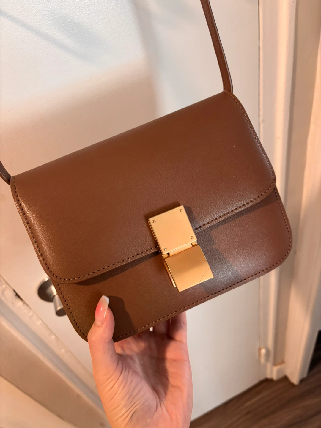 Brown Crossbody Bag from Korea