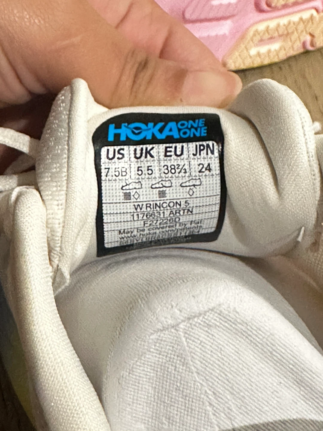 Hoka Rincon 5 Women's Running Shoes Size 7.5B - photo 5