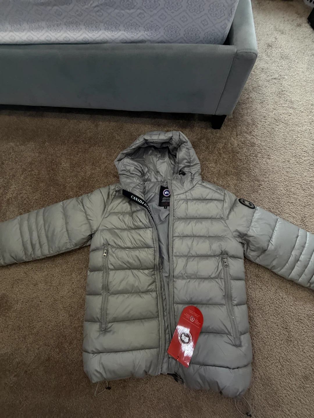 Canada Goose Lightweight Hooded Jacket - Grey