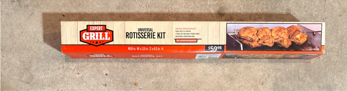 Expert Grill Universal Rotisserie Kit
