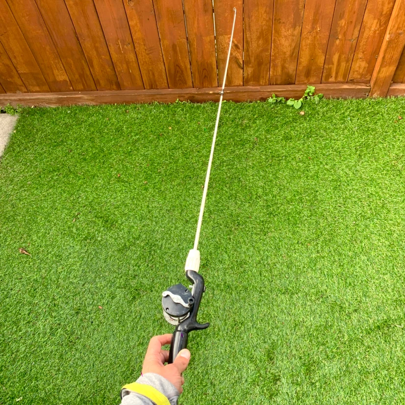 Small Fishing Rod 45" with Reel Compact Basic Fishing Pole - photo 2