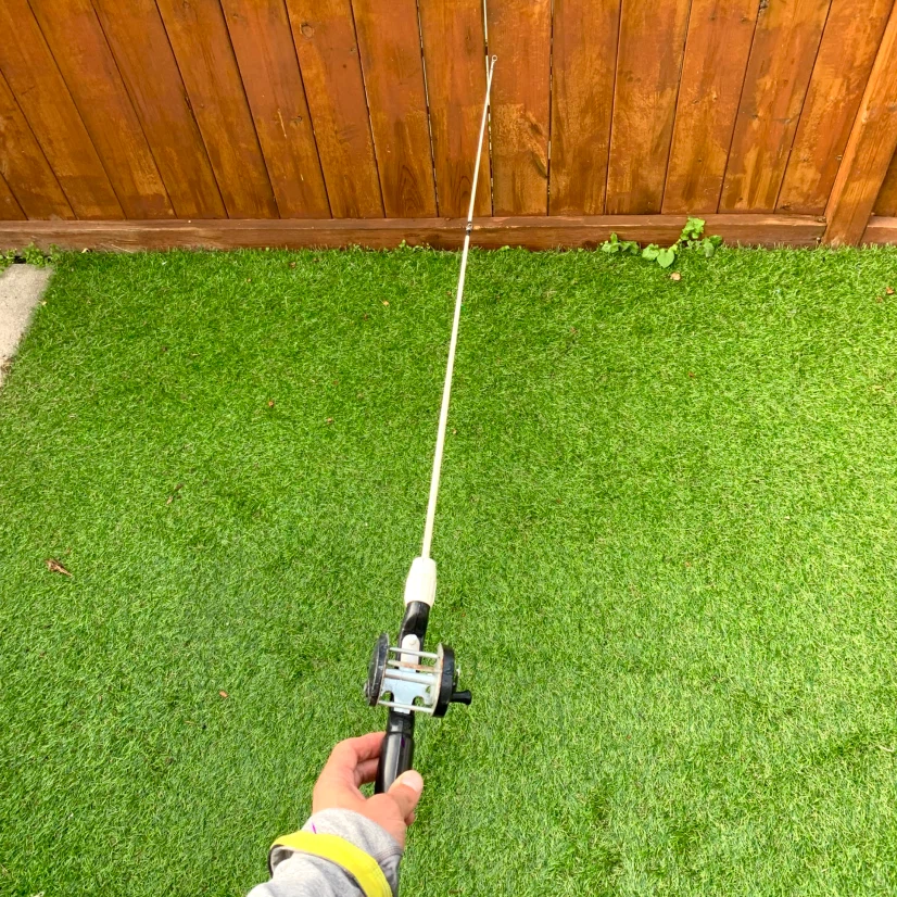 Small Fishing Rod 45" with Reel Compact Basic Fishing Pole - photo 3