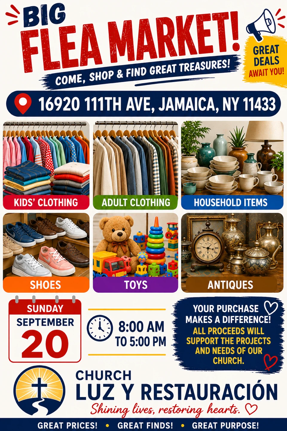 One day carage sale