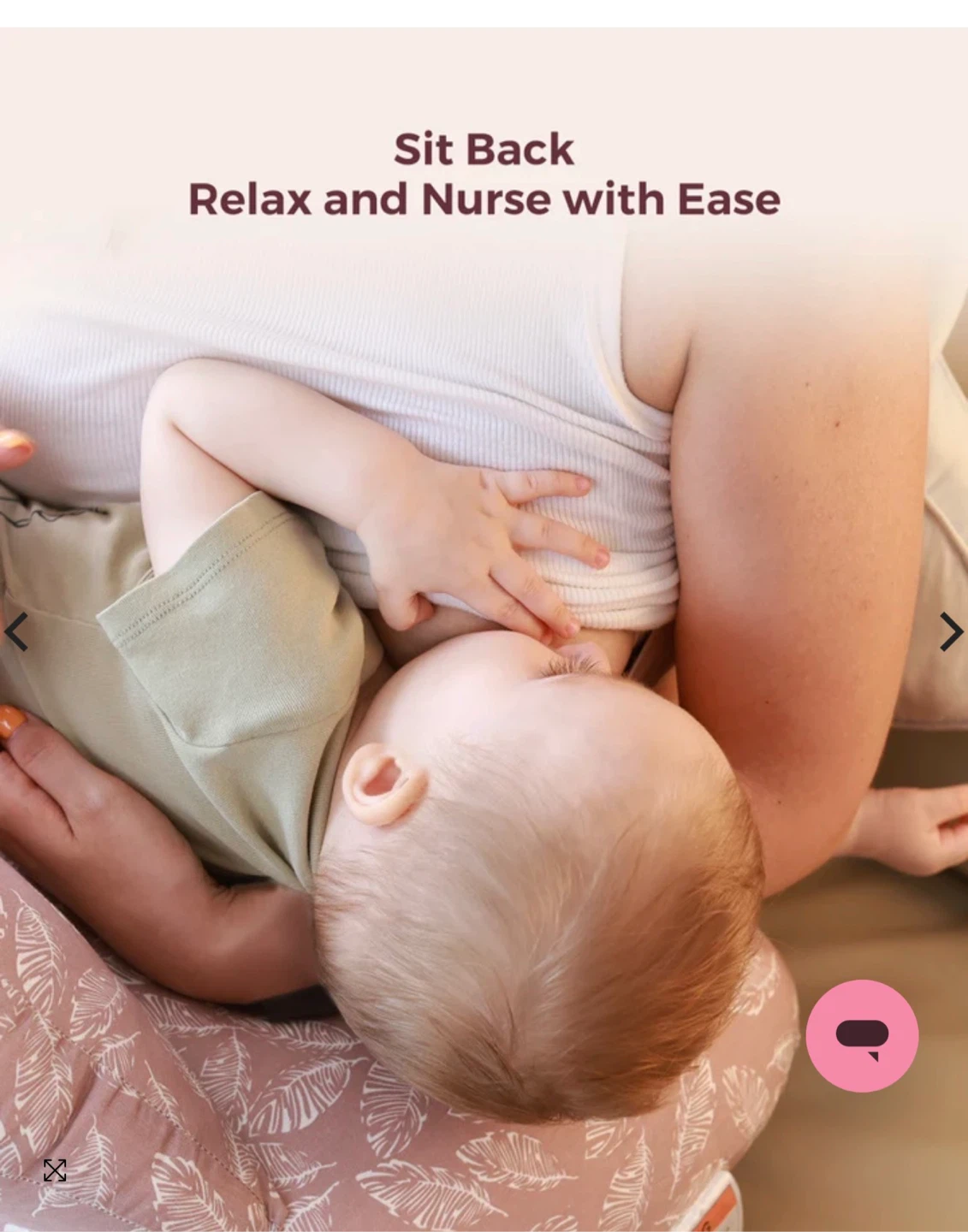 Momcozy Multifunctional Nursing Pillow - Light Pink - photo 2